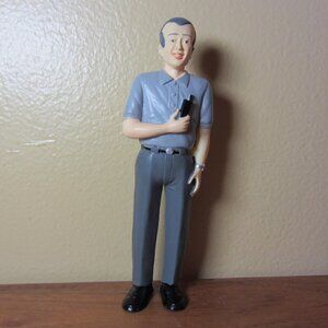 doll house dolls pretend play marvel education old Asian man (W4249)